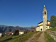 83 Rientrato alla Chiesa di Miragolo S. Salvatore riprendo il sentiero del 'Giro del Monte Castello' 